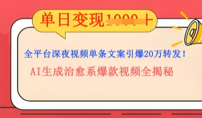 全平台深夜文案新风口:DeepSeek生成百万播放量金句,治愈系内容涨粉速度快4倍-灯任务